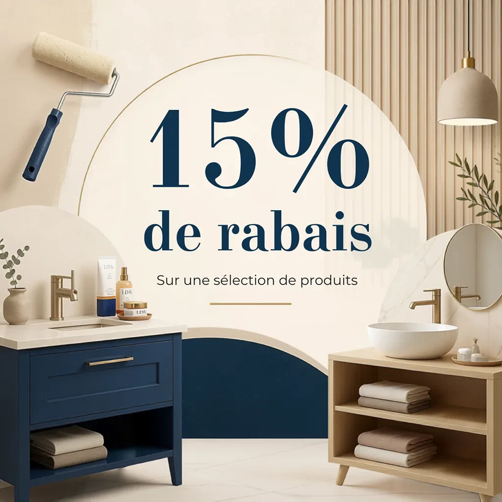 Produits en promotion à 15 % de rabais