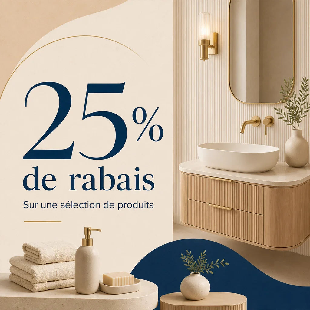 Produits en promotion à 25 % de rabais