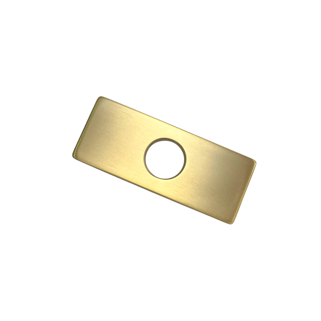 Rectangular Bathroom Faucet Deck Plates