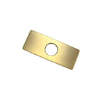 Rectangular Bathroom Faucet Deck Plates