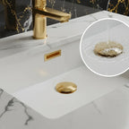 Bonde escamotable pour lavabo