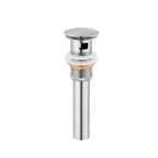 Bonde escamotable pour lavabo