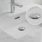 Bonde escamotable pour lavabo