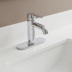 Plaque ronde pour robinets de salle de bain