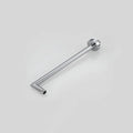 Bras de douche rond 34 cm x 2 cm chromé poli