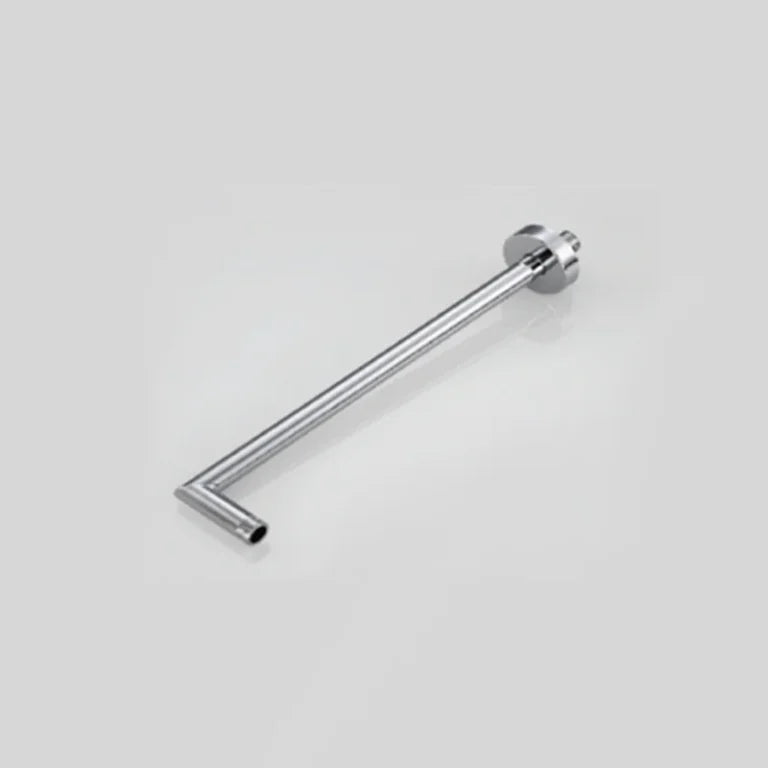 Bras de douche rond 34 cm x 2 cm chromé poli