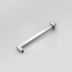 Bras de douche carré 37 cm x 2,5 cm chromé poli