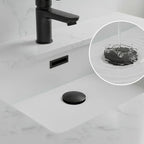 Bonde escamotable pour lavabo