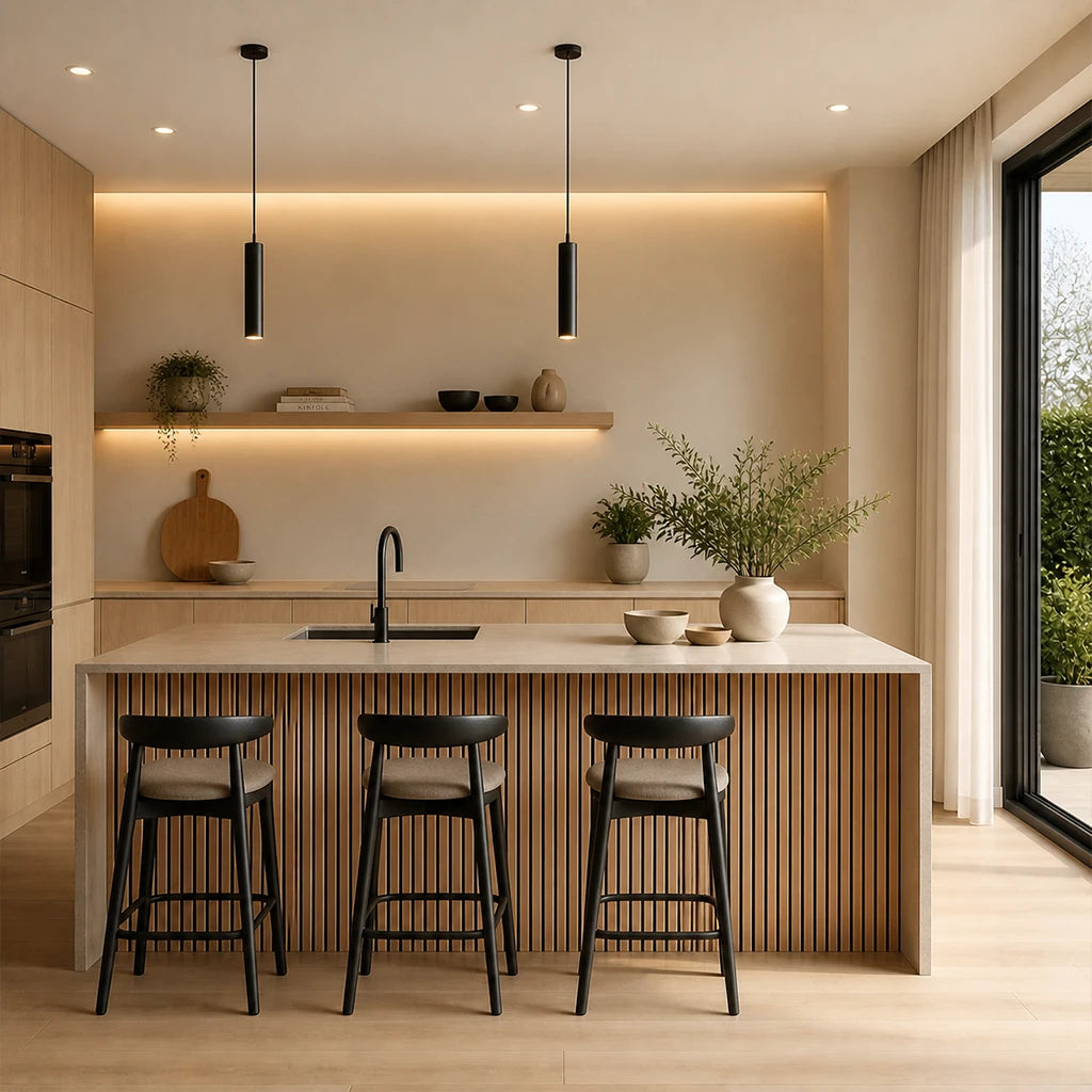 Oak Fluted Wall Panel