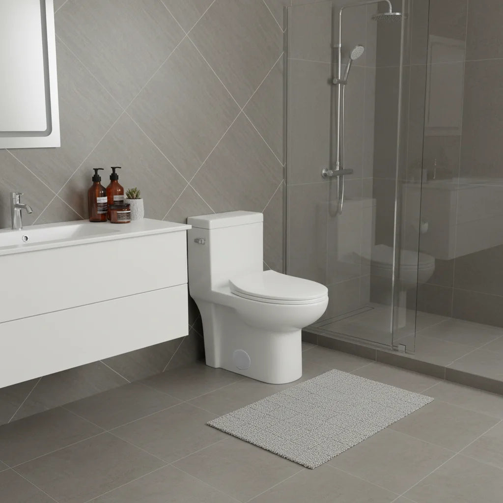 Toilette monopièce Miramichi blanche