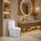 Toilette monopièce Bonaventure blanche