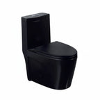 Toilette monopièce Rouge noir mat