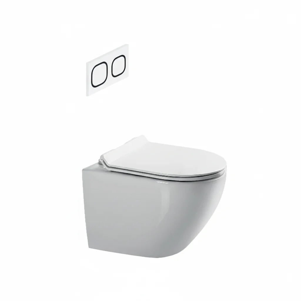 Toilette suspendue Outaouais blanche