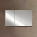 47.2" x 29.5" White Mirrored Medicine Cabinet