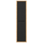 Lingerie murale chêne et noir mosaïque avec 2 compartiments de rangement 14"