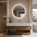 31.5" Round Frameless LED Mirror with Anti-Fog