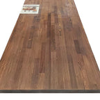 Comptoir en mélèze jointé couleur noyer 72"