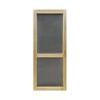 Porte extérieure Linéa en pin naturel avec moustiquaire 33" x 81" x 1-1/8"