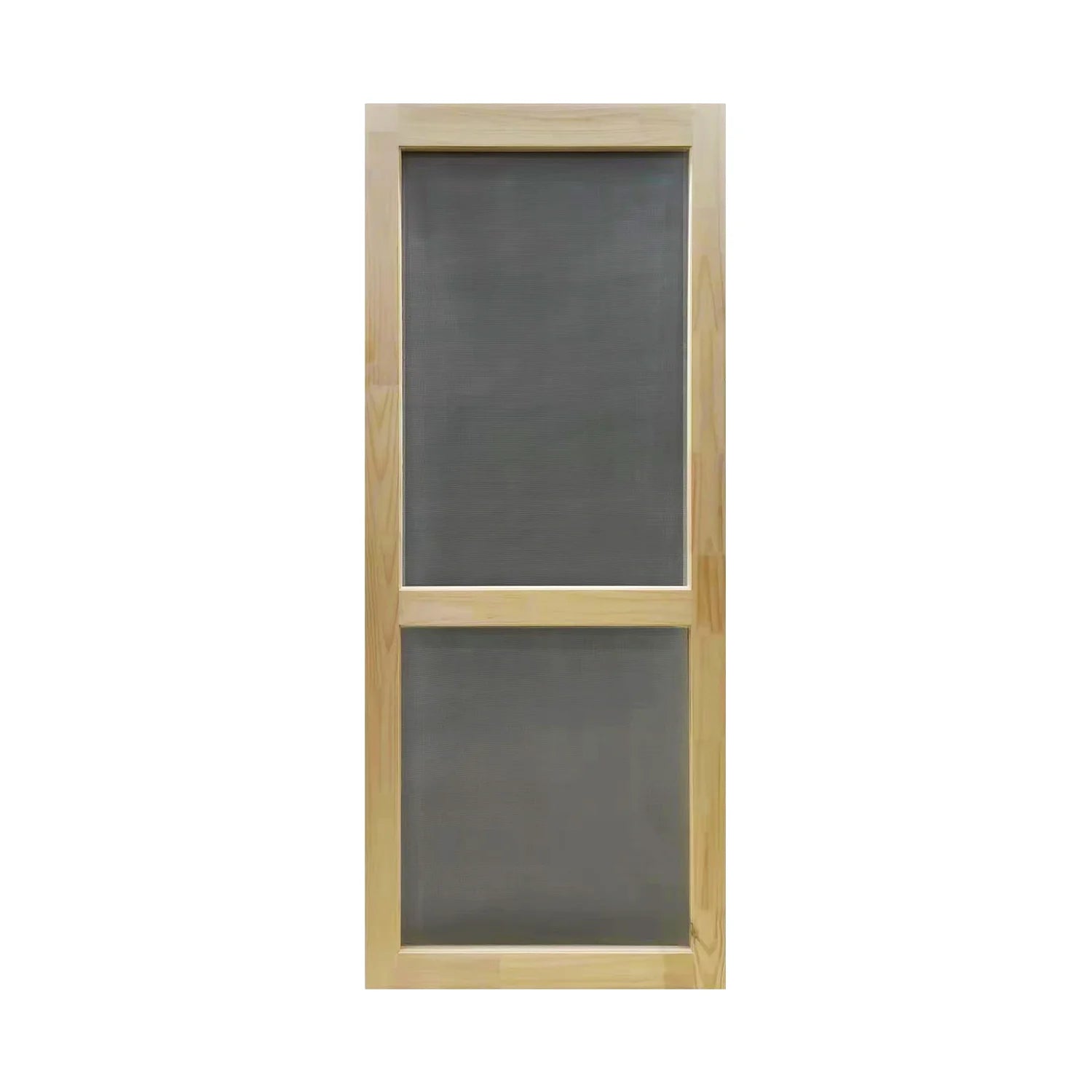 Porte extérieure Linéa en pin naturel avec moustiquaire 33" x 81" x 1-1/8"