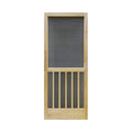Porte extérieure Héritage en pin naturel avec moustiquaire 33" x 81" x 1-1/8"