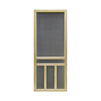 33" x 81" x 1-1/8" Pavillon Natural Pine Exterior Door with Screen