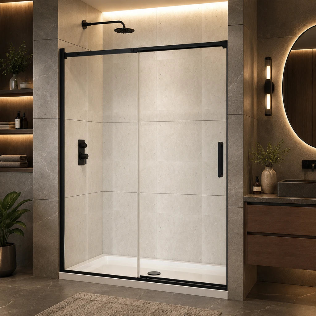 Série Aubrey porte de douche alcôve noir