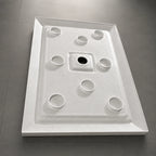 Shawinigan Aluminum Shower Kit (Sliding Door, Side Panel and Base)