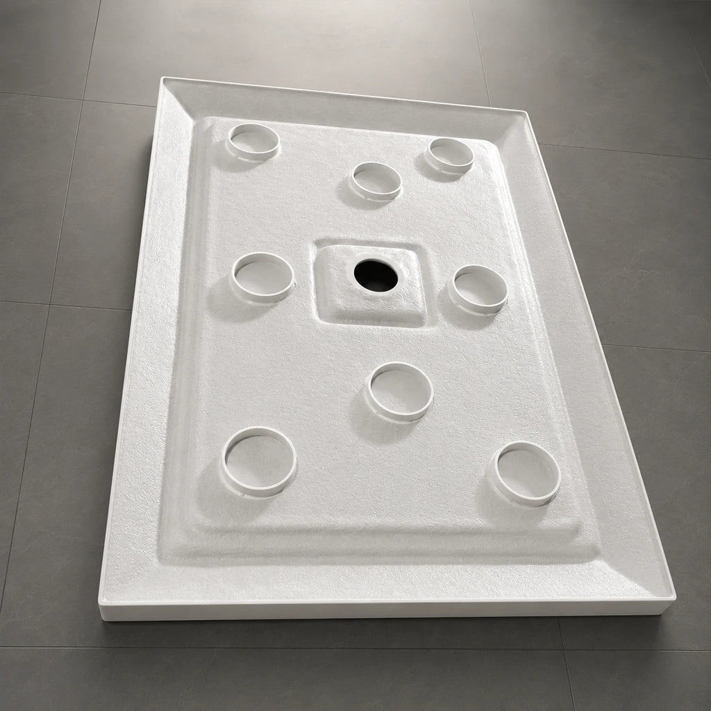Shawinigan Aluminum Shower Kit (Sliding Door, Side Panel and Base)