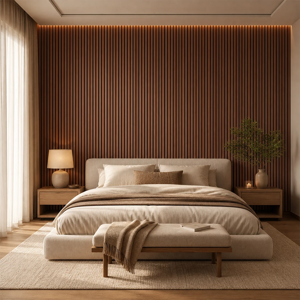 Oak Fluted Wall Panel