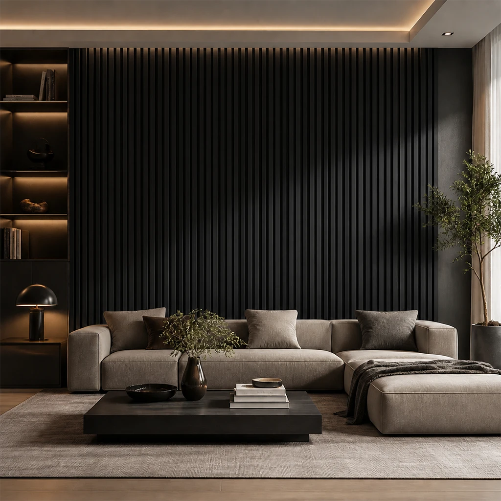 Oak Fluted Wall Panel