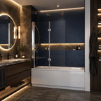 Porte de bain pliante Écran