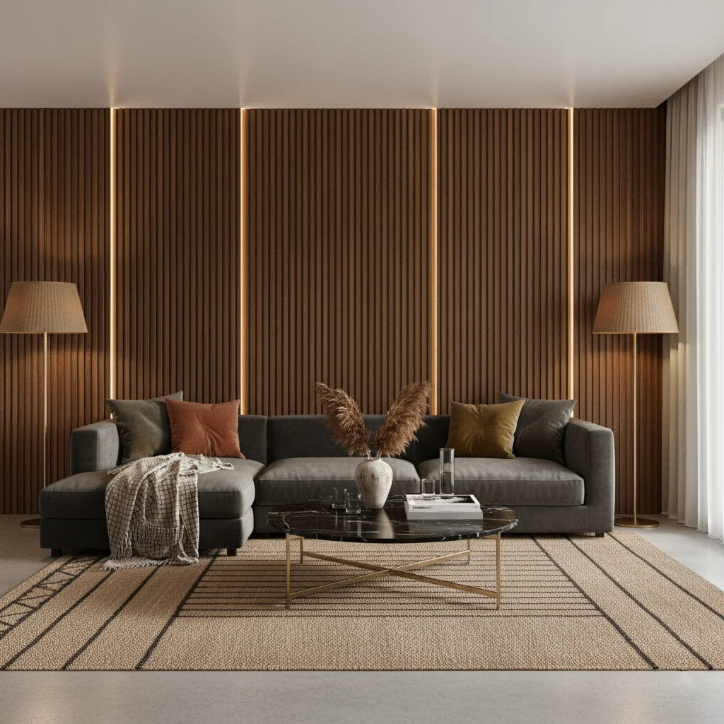 Oak Fluted Wall Panel