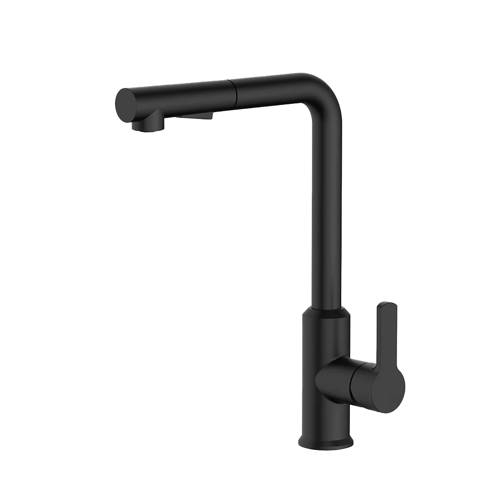 Robinet de cuisine Coulonge avec bec rétractable 2 jets