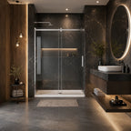 Série Grand ensemble de douche alcôve avec base