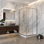 Série Montmorency ensemble de douche (portes coulissantes vers l’intérieur avec base)