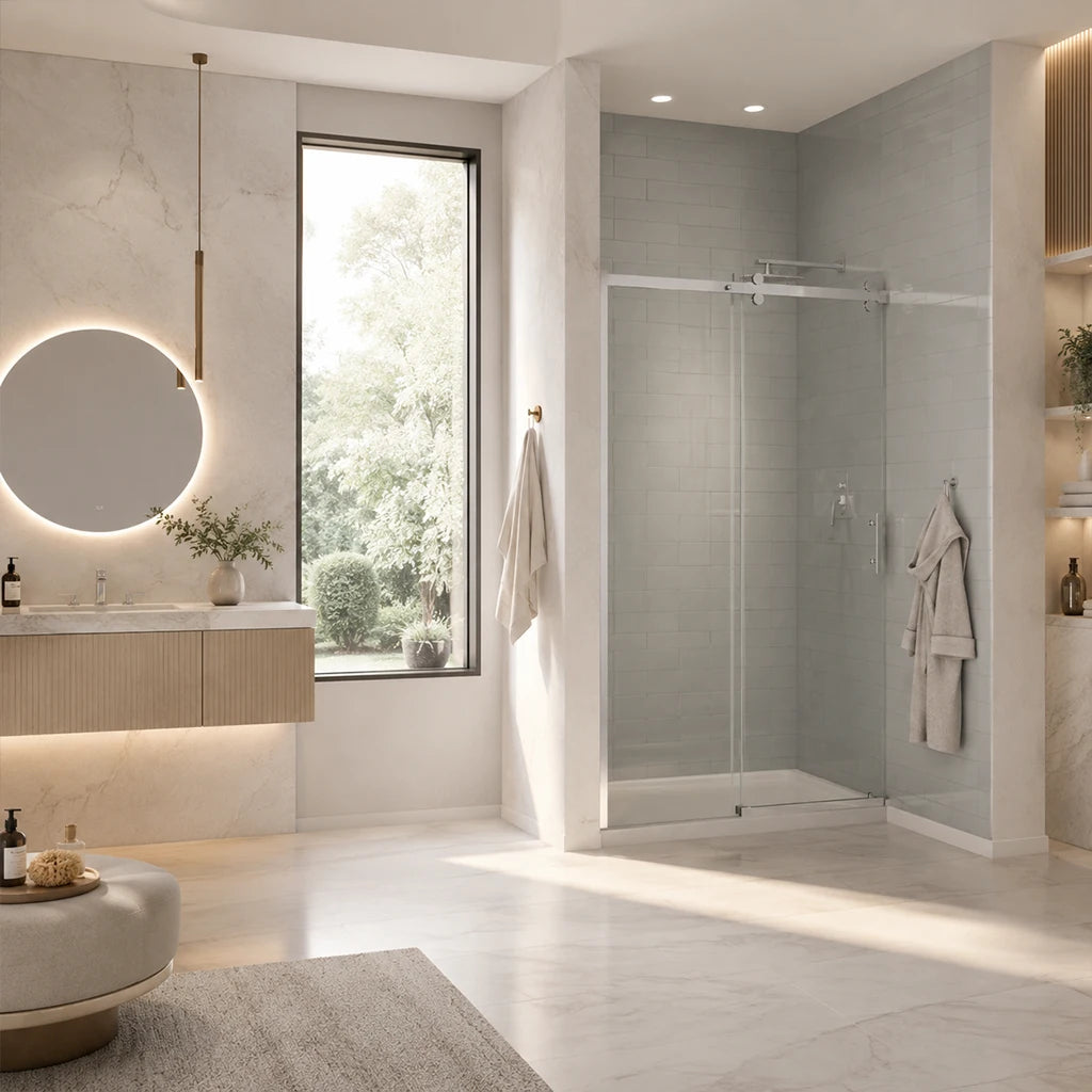 Série Shawinigan ensemble de douche alcôve avec base