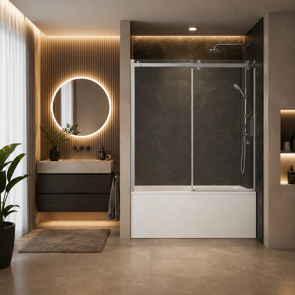 Porte de bain coulissante Virginia