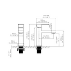 Robinet de salle de bain St-Jean 7"