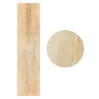 Limon central en merisier naturel grade jointé 42"