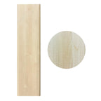 Marche nez rond en merisier naturel 42"