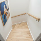 42" Natural Birch Angled Stair Tread Set