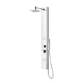 Shower Panel with Square Shower Head, Hand Shower and 2 Body Jets