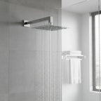 Pomme de douche carrée 25 cm x 25 cm chromé poli