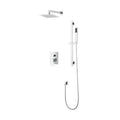 Rain Shower Set with Square Shower Head and Hand Shower