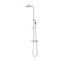 Shower Set with Adjustable Square Shower Head and Hand Shower