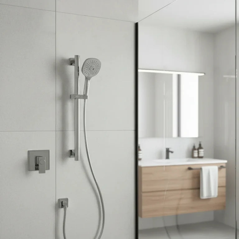 Ensemble de robinet de douche avec douchette à main 3 fonctions