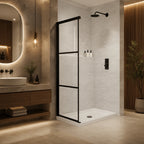 Panneau latéral de douche Panther noir
