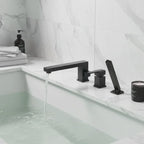 Robinet de bain Bellecombe avec douchette à main intégrée