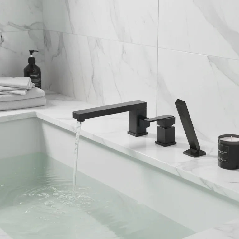 Robinet de bain Bellecombe avec douchette à main intégrée