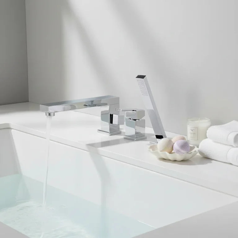 Robinet de bain Bellecombe avec douchette à main intégrée